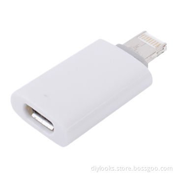 Micro USB Female to 8-pin Male Adapter for iPhone 5/iPad Mini/Mini 2 Retina/iPod Touch 5